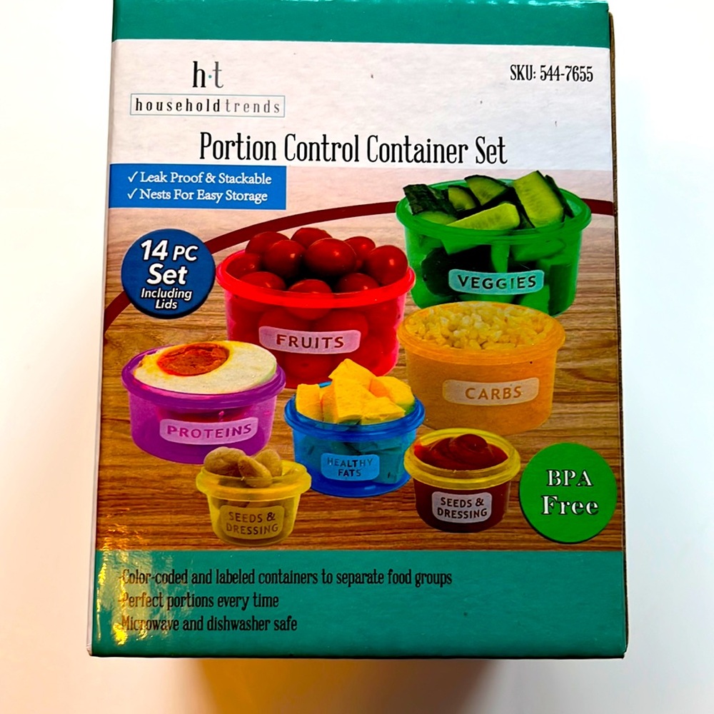 Portion Control Container Set